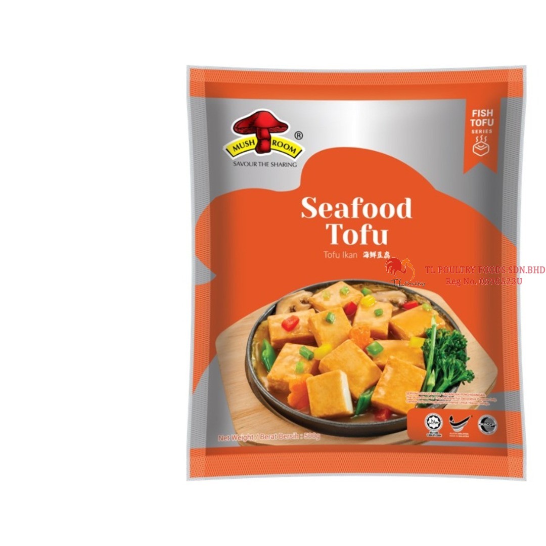 MR TOFU IKAN BERPERISA MAKANAN LAUT 500GM