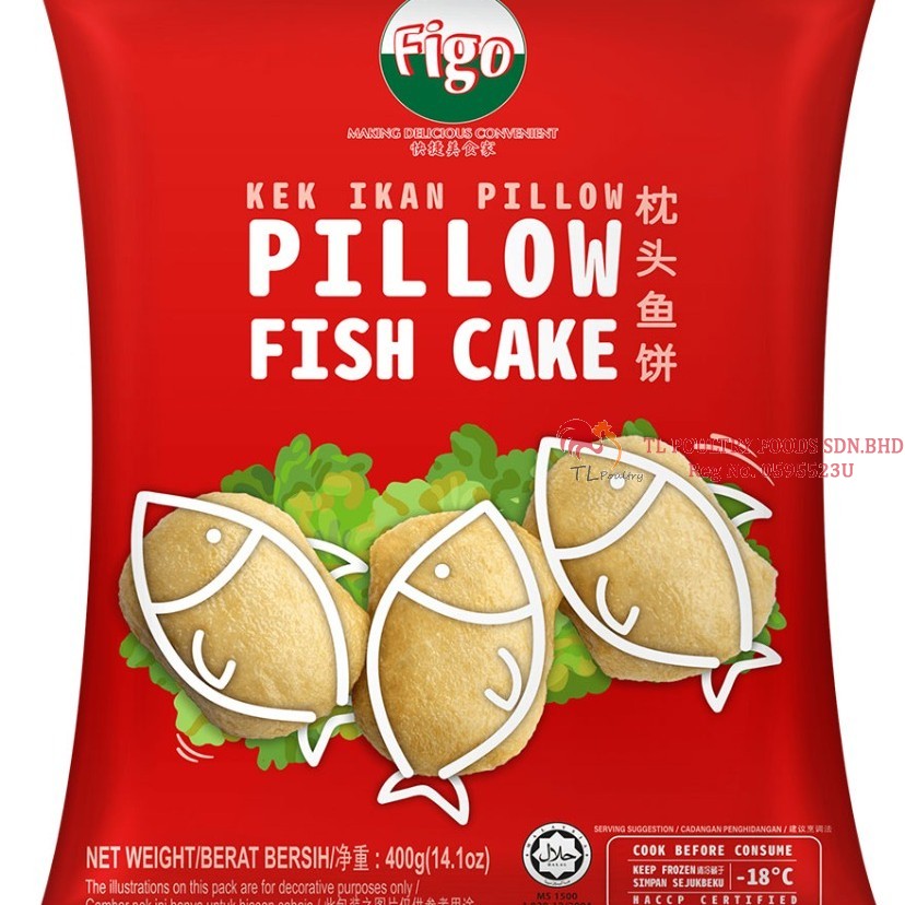 FIGO KEK IKAN BANTAL 400GM