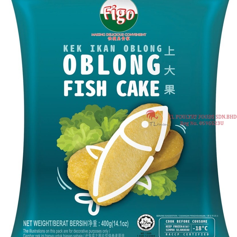 FIGO KEK IKAN OBLONG 400 GRAM