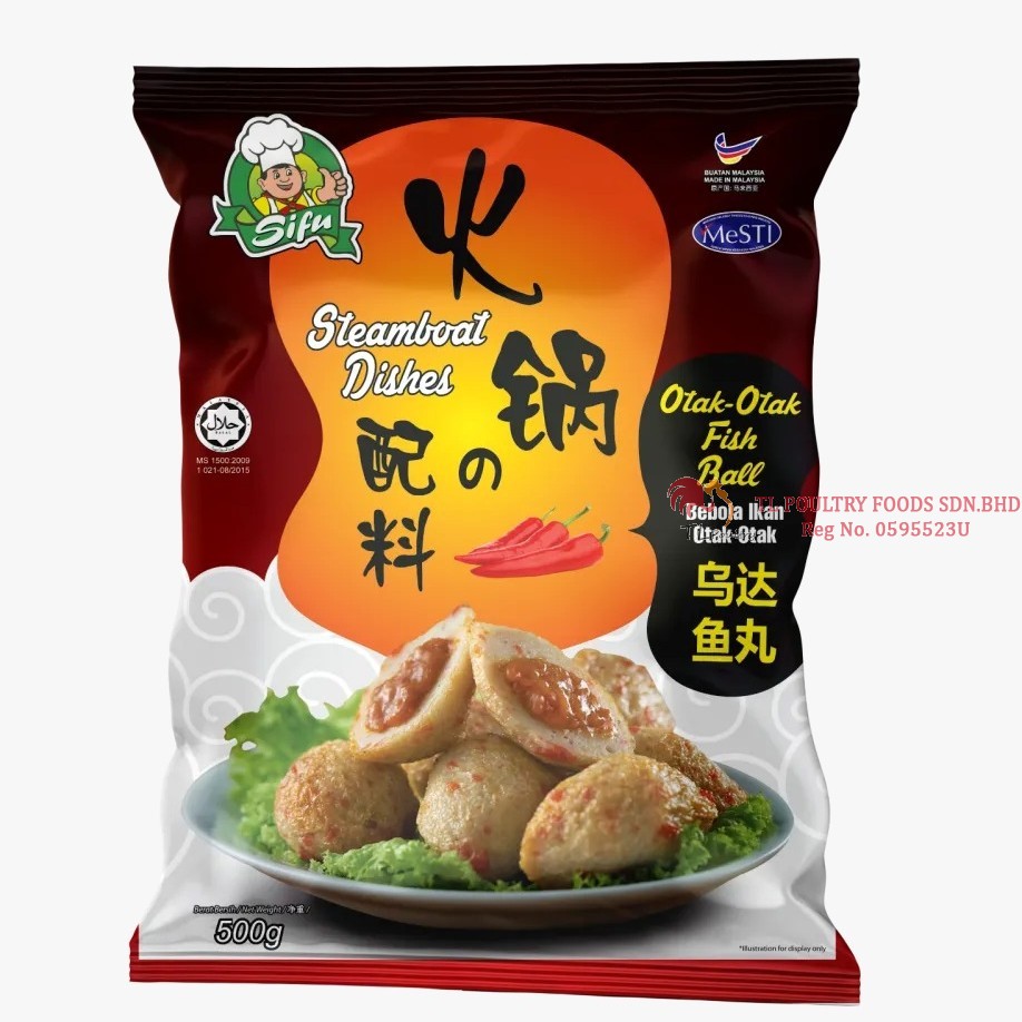 SIFU BEBOLA IKAN OTAK-OTAK 500GM