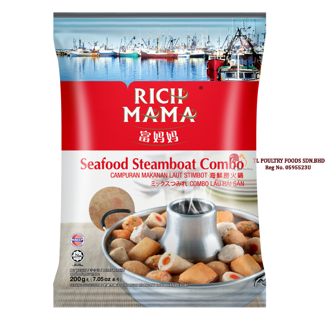 RICH MAMA KOMBO MAKANAN HASIL  LAUT 200GM