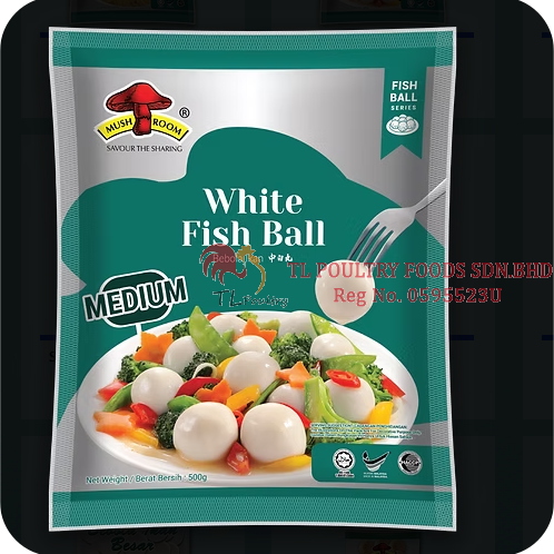 MR BEBOLA IKAN PUTIH (M) 500GM