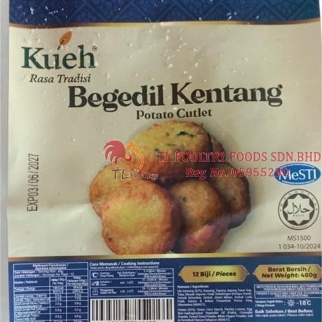 KUEH BERGEDIL KENTANG 480G