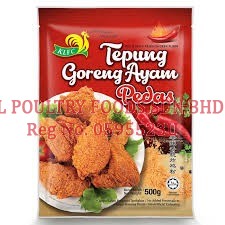 KLFC TEPUNG GORENG AYAM PEDAS 500GM