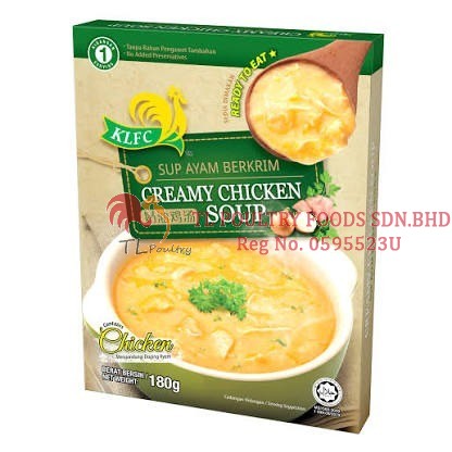KLFC CREAMY CHICKEN SOUP 180GM