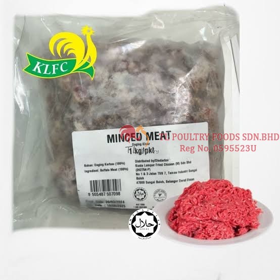 KLFC MINCED MEAT (KISAR LEMBU) 1KG